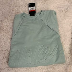 Nike dri fit fleece cropped top